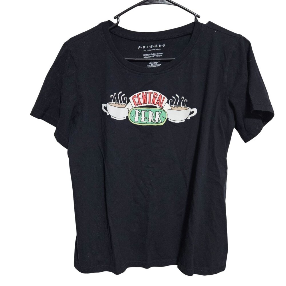Friends Central Perk Black T-Shirt Size Small Sitcom TV Show 90s Pop Culture